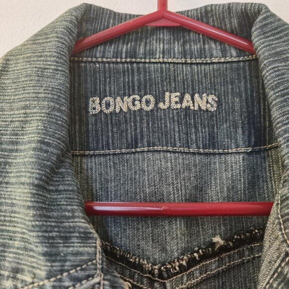 Bongo sleeveless jeans jacket Size Small - Picture 3 of 3